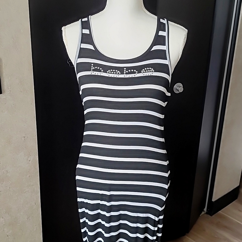 bebe racer back dress